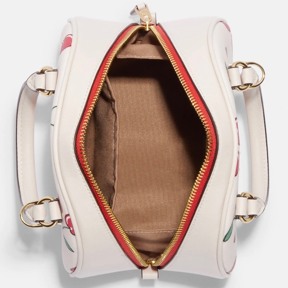 NWT Coach satchel bag with cherry print - Picture 10 of 14